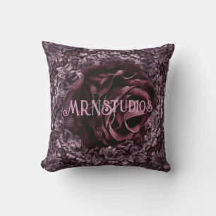 Rose Mandala  Throw Pillow