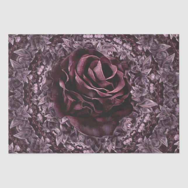 Rose Mandala  Tissue Paper (Front)