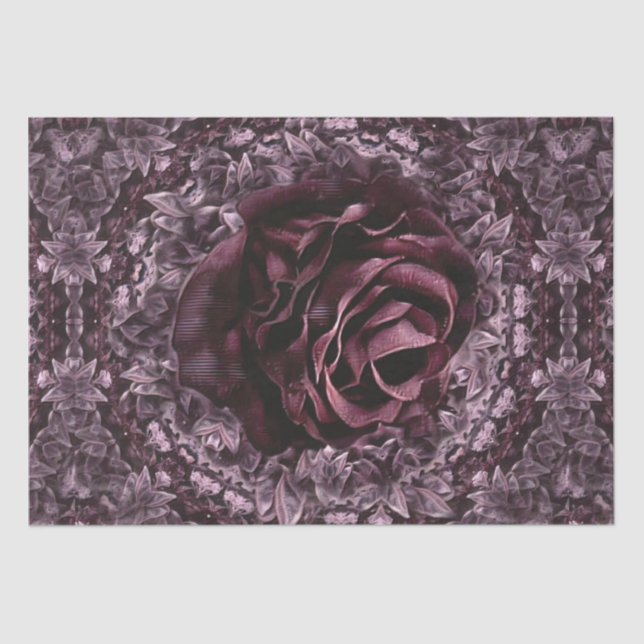 Rose Mandala  Tissue Paper (Front)