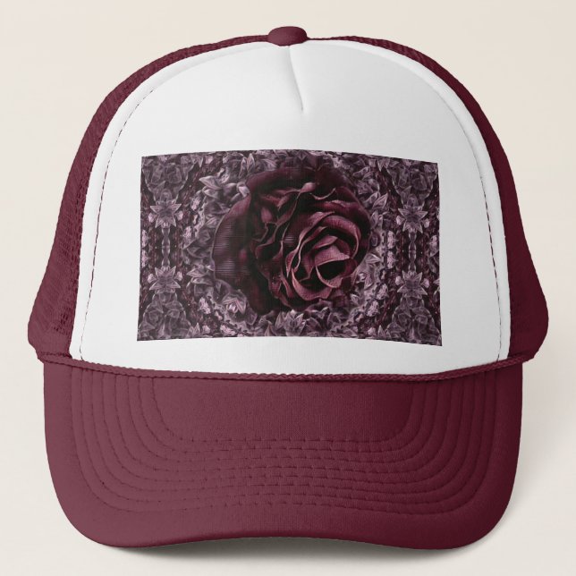 Rose Mandala  Trucker Hat (Front)