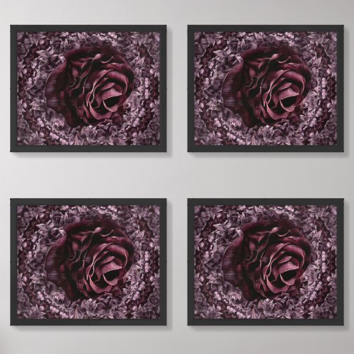 Rose Mandala  Wall Art Sets