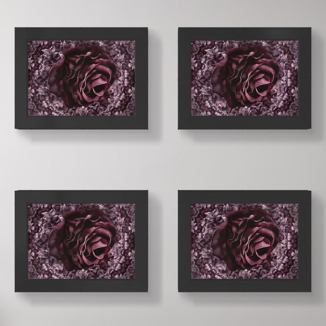 Rose Mandala  Wall Art Sets (Front)