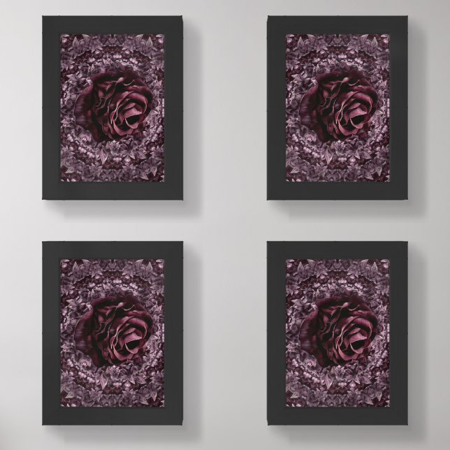 Rose Mandala  Wall Art Sets (Front)