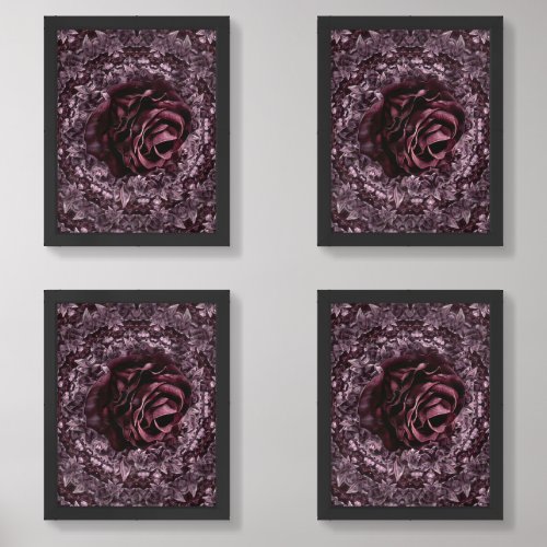Rose Mandala  Wall Art Sets