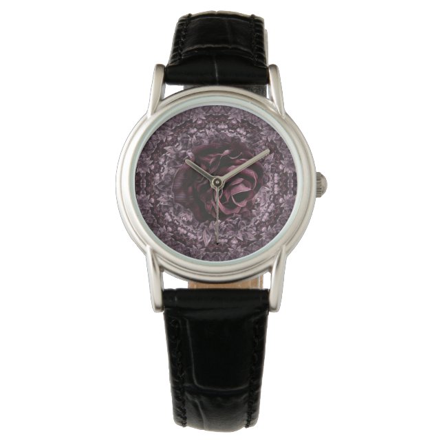 Rose Mandala  Watch (Front)