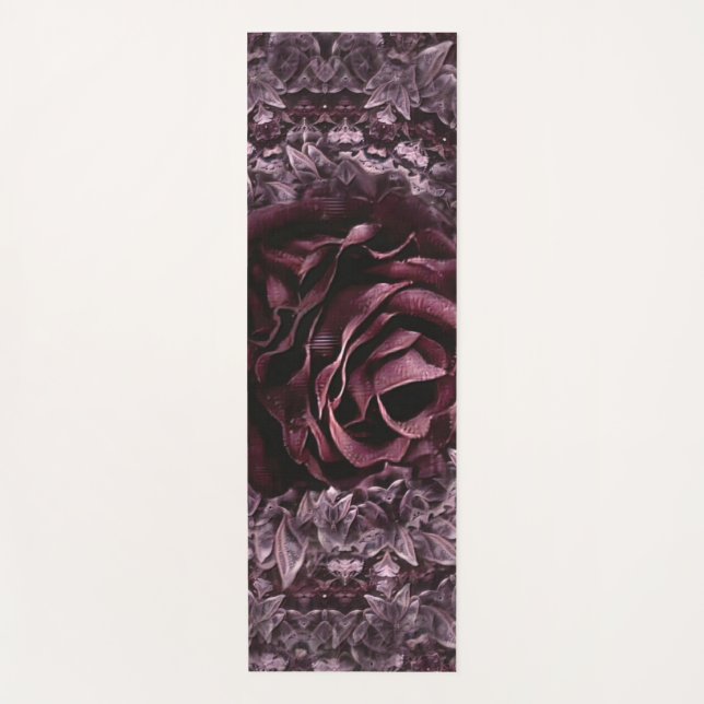 Rose Mandala Yoga Mat (Front)