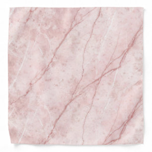 Rose Marble Organic Dusty Rose Blush Bandana