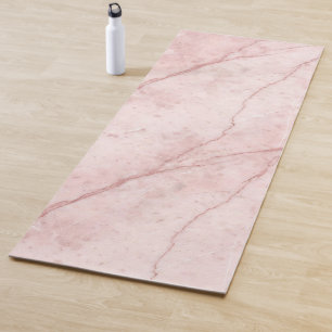 Rose Marble Organic Dusty Rose Blush Yoga Mat