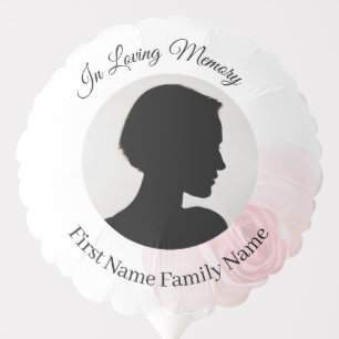 Rose memorial  balloon