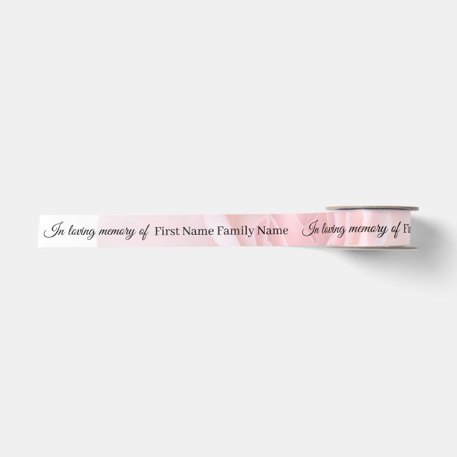  Rose memorial ribbon (Front)