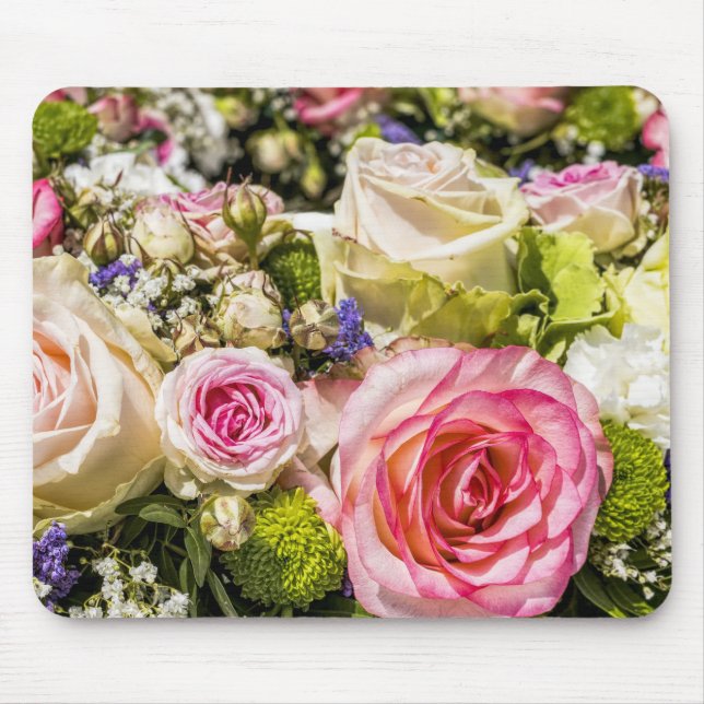Rose Mix Two Mouse Pad (Front)