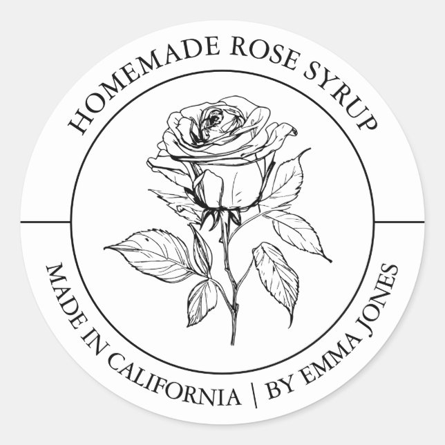 Rose Modern label (Front)