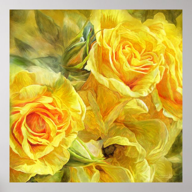 Rose Moods - Joy Fine Art Poster/Print Poster (Front)