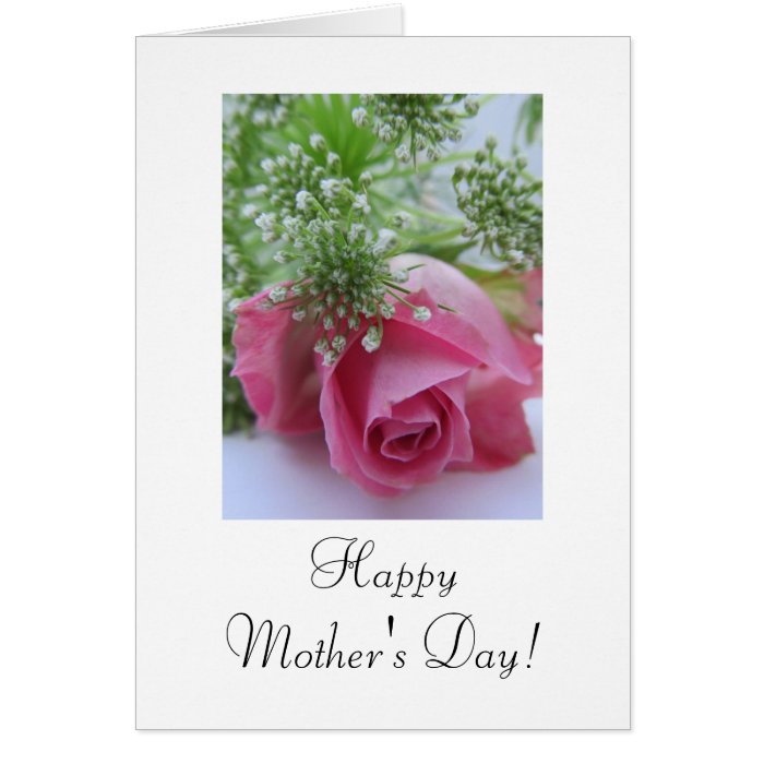 Rose Mother's day thank you Greeting Cards