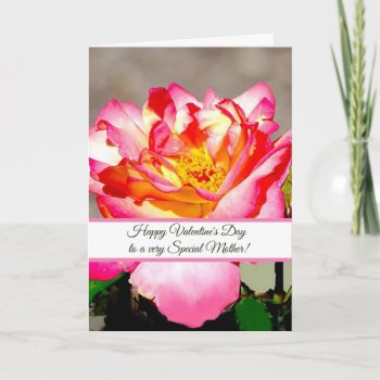 Rose Mother's Day Valentine's Day Greeting Card by Koobear at Zazzle
