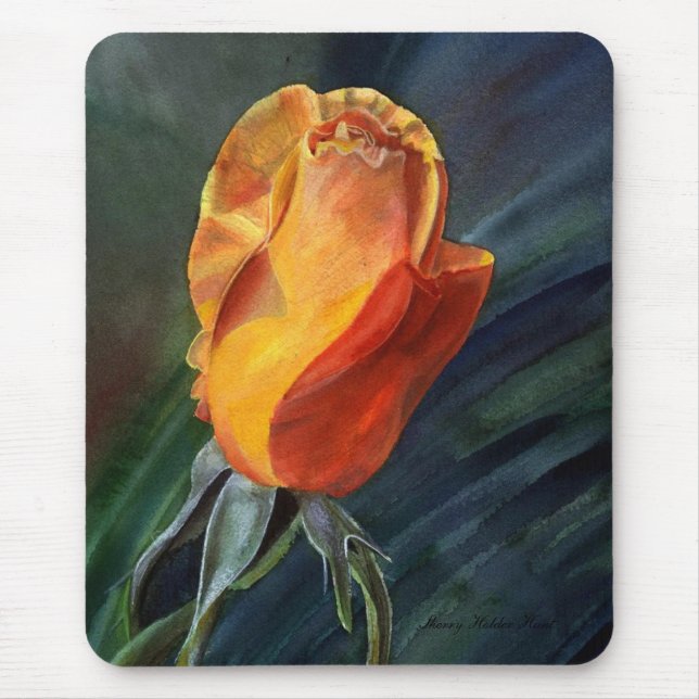 Rose Mouse Pad (Front)