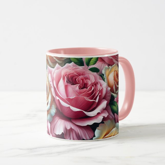 Rose mug (Front Right)
