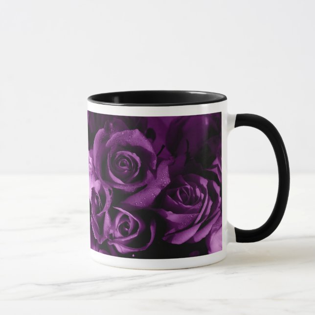 Rose Mug- Purple Mug (Right)