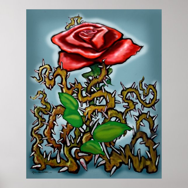 Rose n Thorns poster (Front)