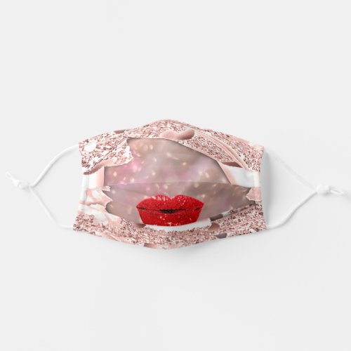 Rose Name Blush Spark Red Kiss Lips Covid_19 Adult Cloth Face Mask