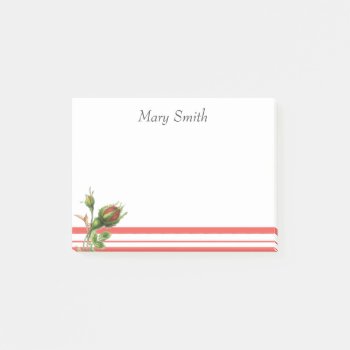 Rose Name Post-it Notes by Iggys_World at Zazzle
