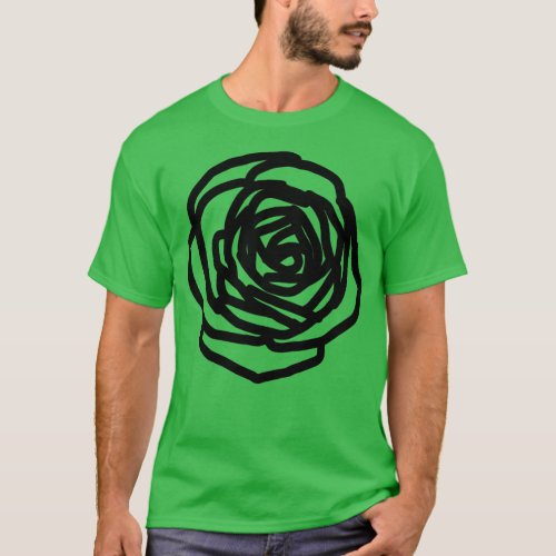 Rose Nature Art Abstract T_Shirt