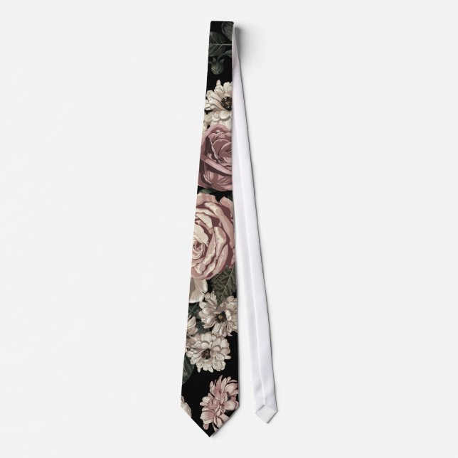 rose neck tie (Front)
