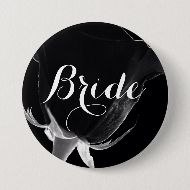 Rose Noire Button (Front)