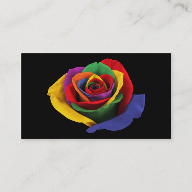 Rose of a Different Color Business Cards (Front)