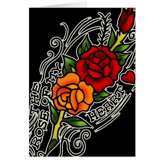 Rose of Heart Cards (Front)