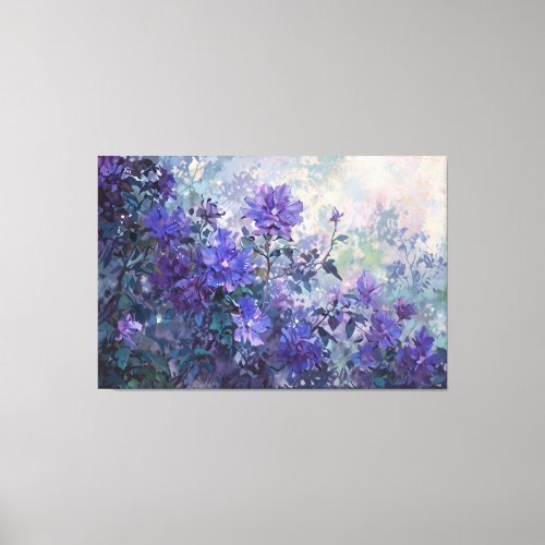  Rose of Sharon art TV2 Stretched Canvas Print