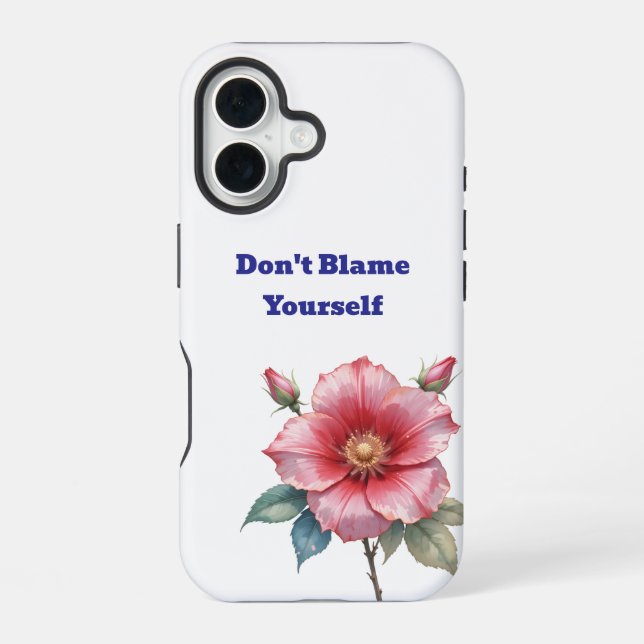 Rose of Sharon design iPhone case (Back)