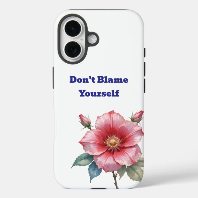 Rose of Sharon design iPhone case (Back)