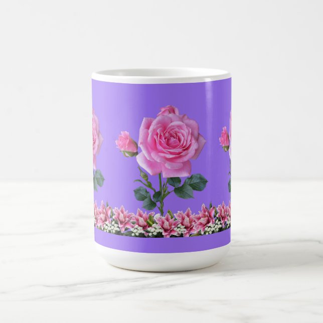 Rose Of Sharon Lilly Of The Valley Coffee Mug (Center)