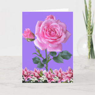 Rose Of Sharon Lilly Of The Valley Greeting Card