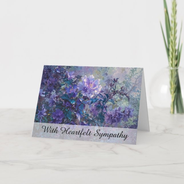 *~* Rose of Sharon TV2 Sympathy Love Light Card (Front)