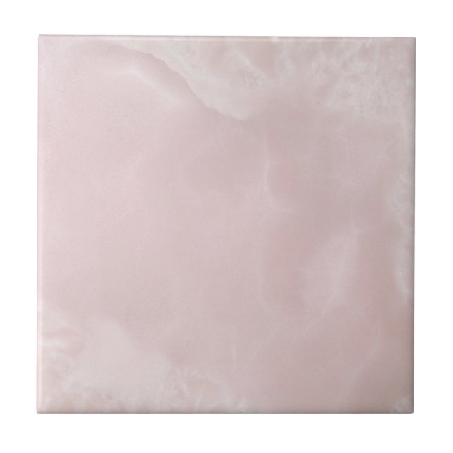 Rose Onyx Pink  Ceramic Tile (Front)