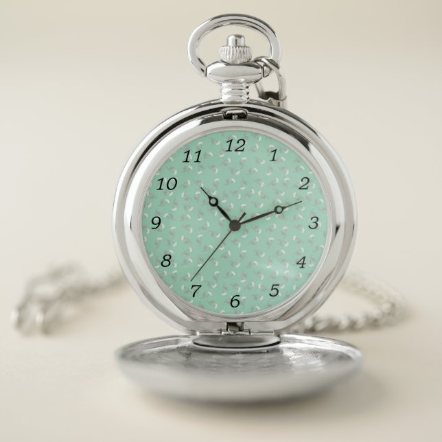 Rose (Opal) Pocket Watch (Inside)