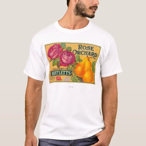 Rose Orchard Pear Crate Label