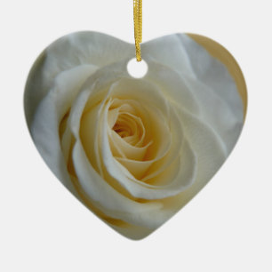 Rose Ornament Romantic White Rose Decorations