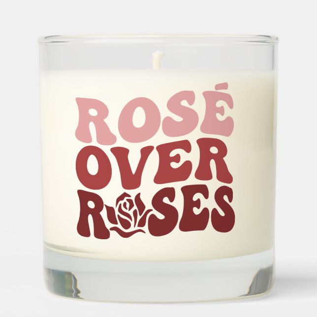 Rose' Over Roses Scented Candle (Front)
