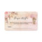 Rose pampas teddy baby shower diaper raffle ticket