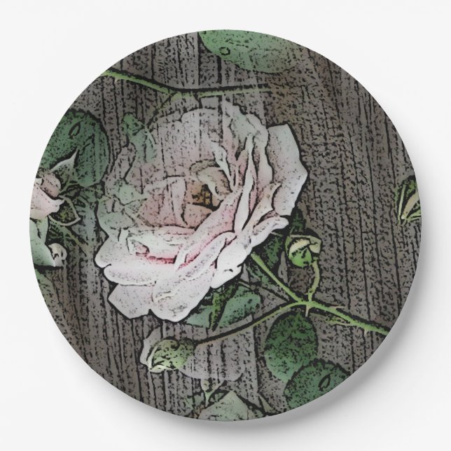 Rose Paper Plates (Front)