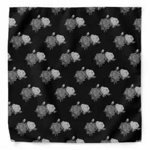 Rose Pattern Bandana