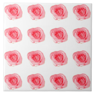 Rose Pattern Ceramic Tile