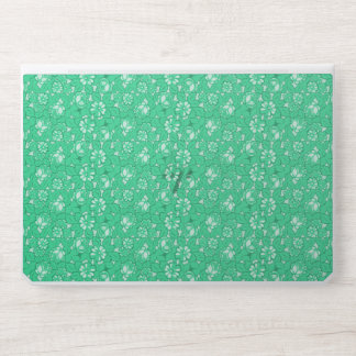 Rose pattern Green HP Laptop Skin