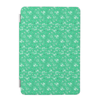 Rose pattern Green iPad Mini Cover
