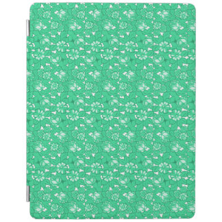 Rose pattern Green iPad Smart Cover