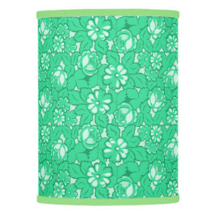 Rose pattern Green Lamp Shade