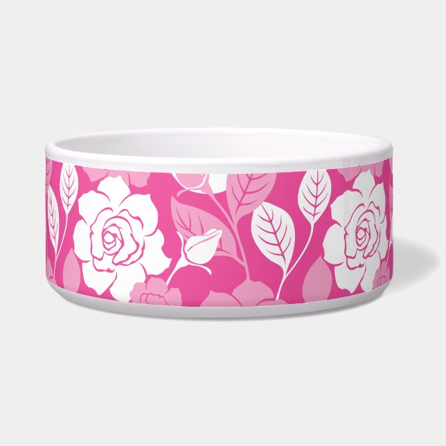 ROSE PATTERN IN PINK BOWL (Front)